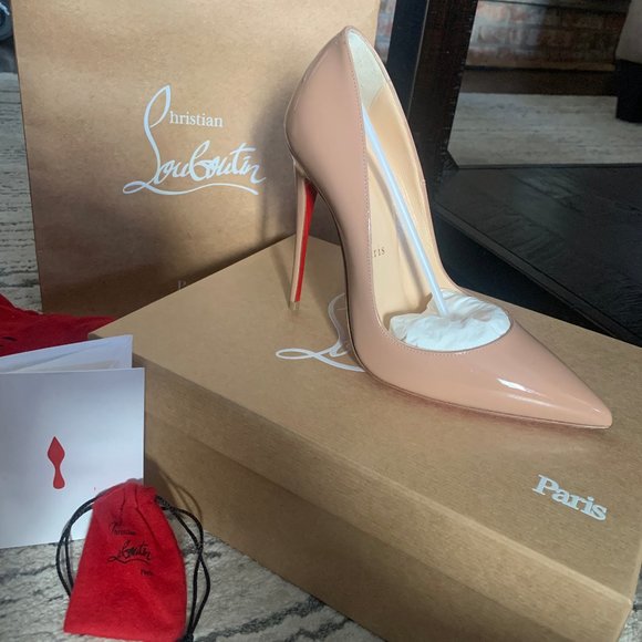 *BRAND NEW*  36.5 Nude So Kate 120MM Louboutin's - Picture 1 of 6